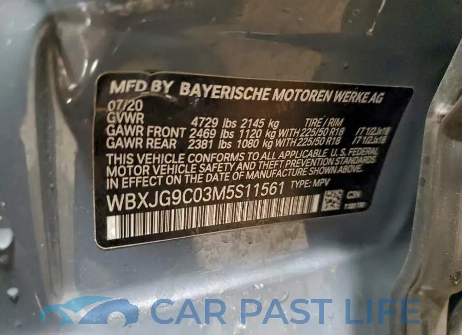 WBXJG9C03M5S11561# 12