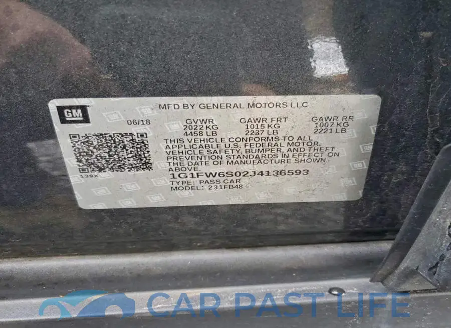 1G1FW6S02J4136593# 12