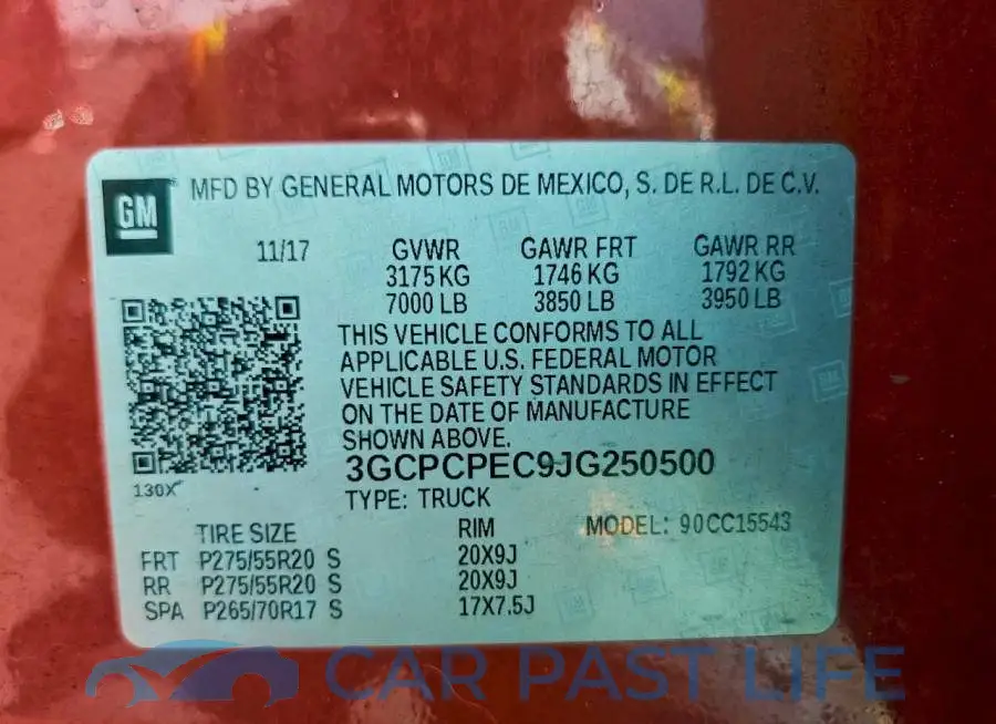 3GCPCPEC9JG250500# 12