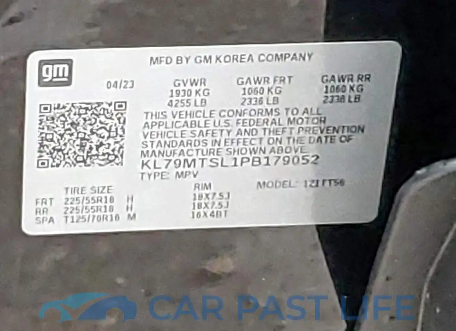 KL79MTSL1PB179052# 12