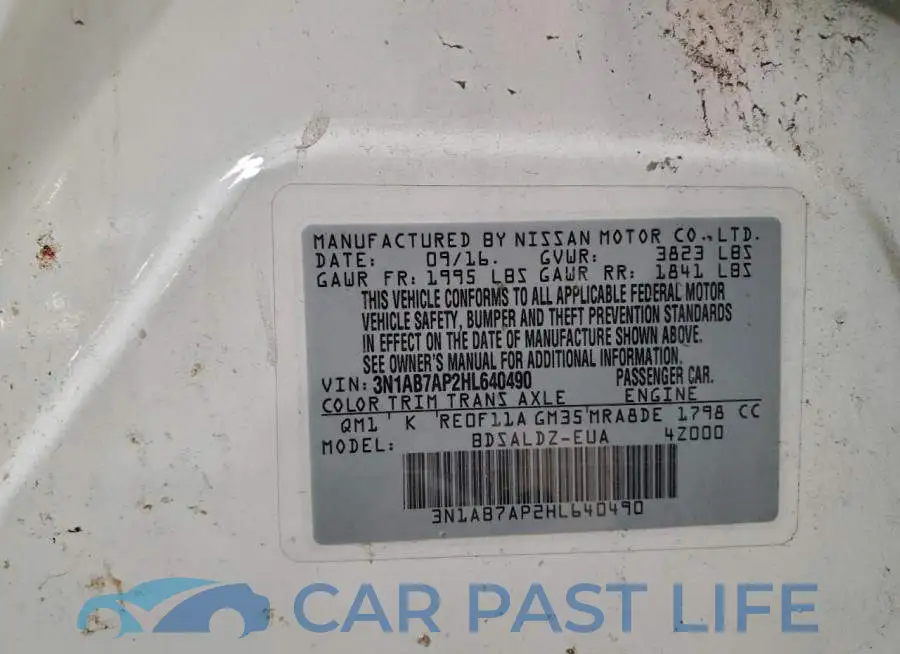 3N1AB7AP2HL640490# 12