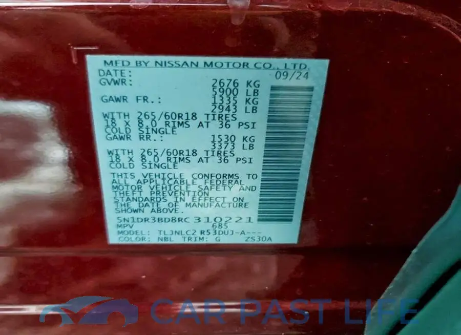5N1DR3BD8RC310221# 14