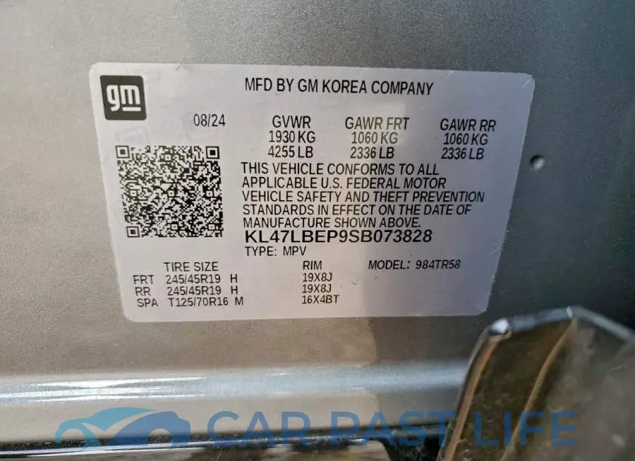 KL47LBEP9SB073828# 13