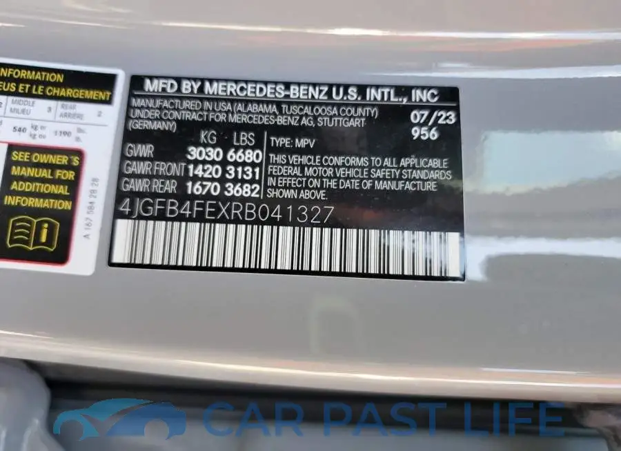 4JGFB4FEXRB041327# 14
