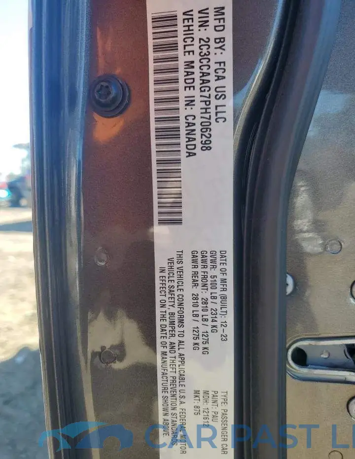 2C3CCAAG7PH706298# 13