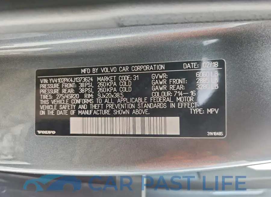 YV4102PK4J1373624# 14