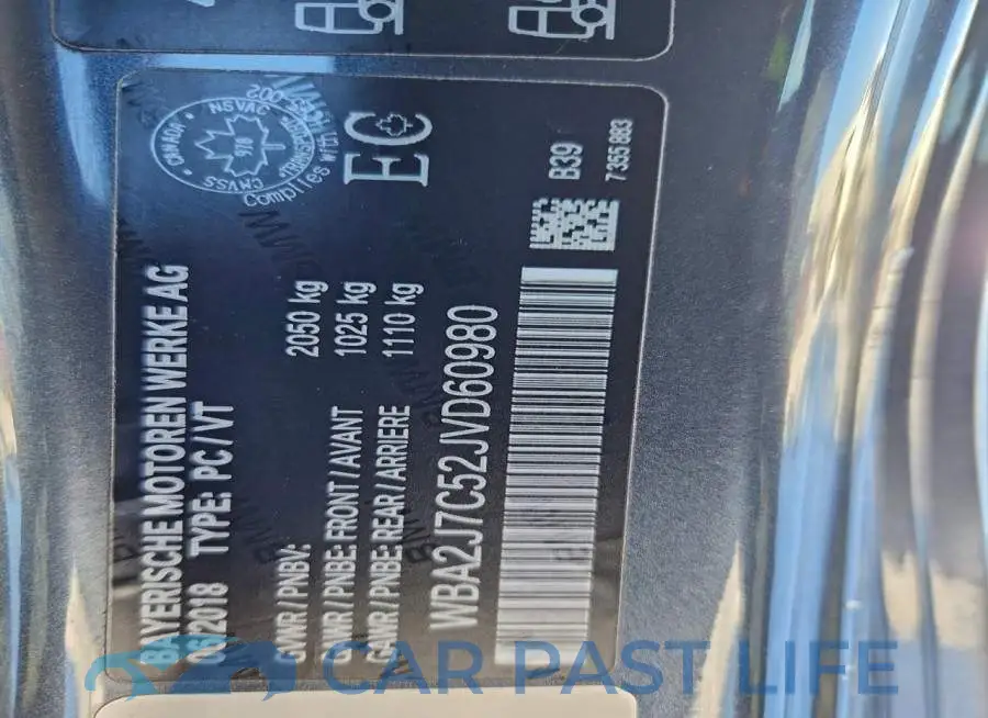 WBA2J7C52JVD60980# 13