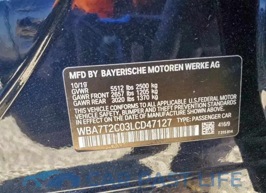 WBA7T2C03LCD47127# 12
