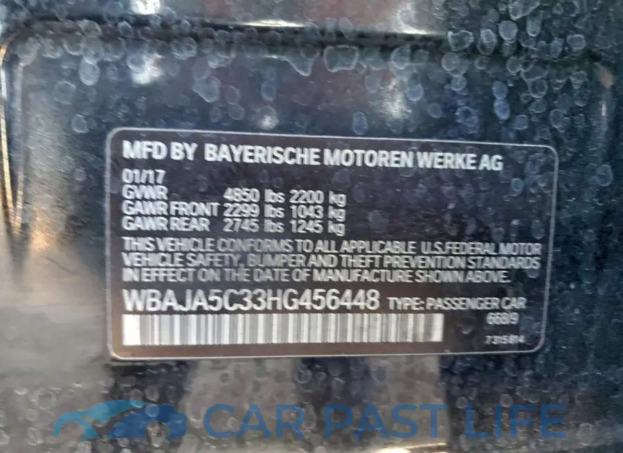 WBAJA5C33HG456448# 13