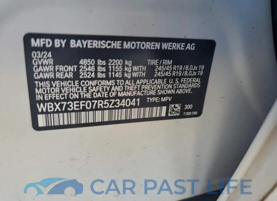 WBX73EF07R5Z34041# 13