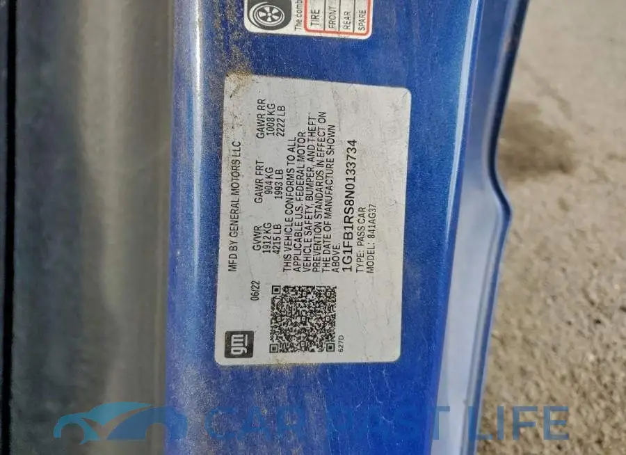 1G1FB1RS8N0133734# 12