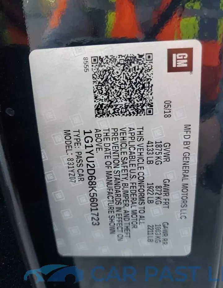 1G1YU2D68K5601723# 12