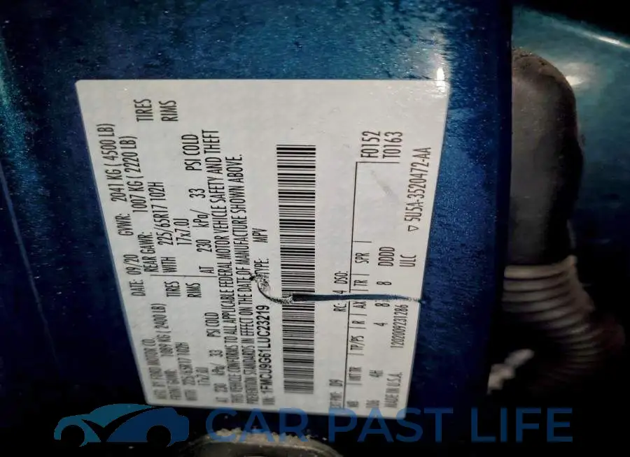 1FMCU9G61LUC23219# 13