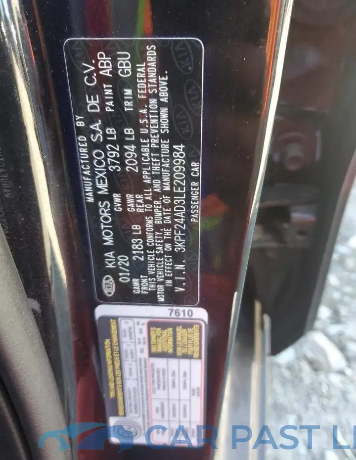 3KPF24AD3LE209984# 12