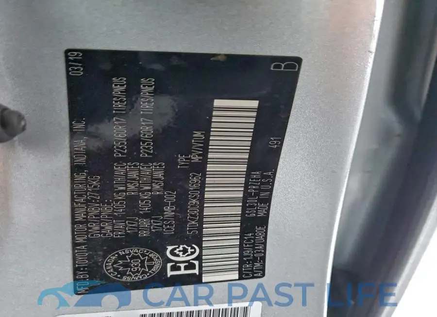 5TDKZ3DC9KS016962# 13