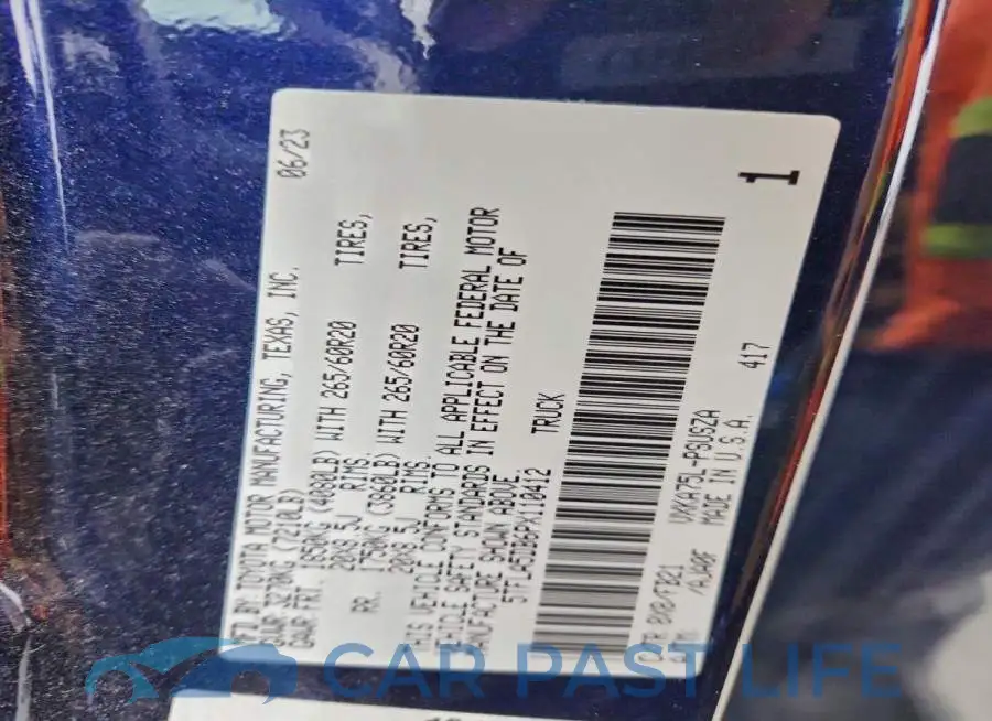 5TFLA5DB6PX110412# 12