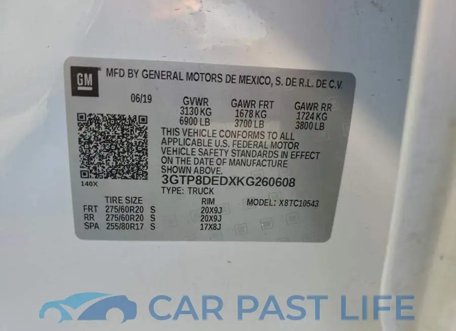 3GTP8DEDXKG260608# 12