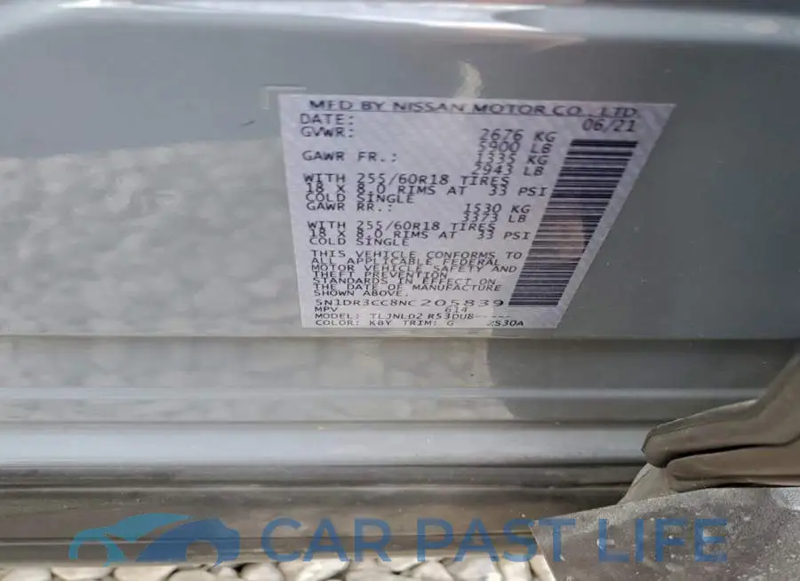 5N1DR3CC8NC205839# 13