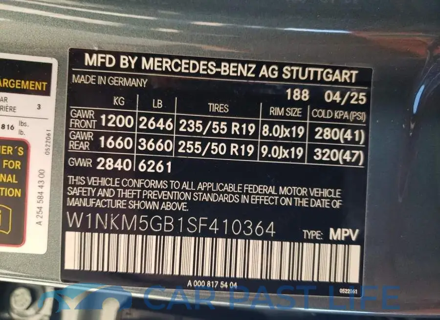 W1NKM5GB1SF410364# 13