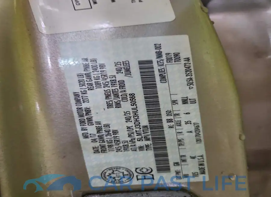 5LMTJ3DH3HUL50568# 13