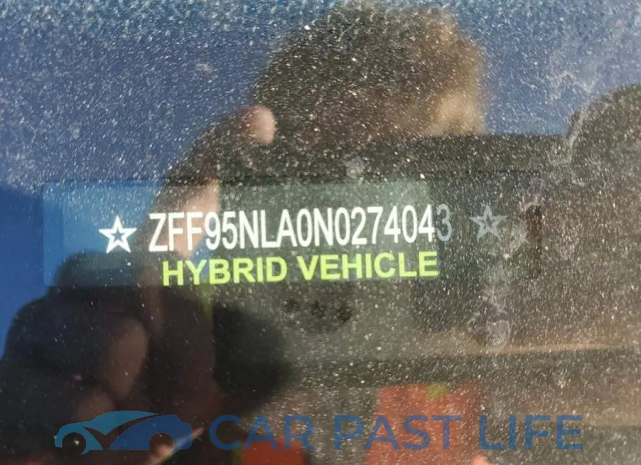 ZFF95NLA0N0274043# 13