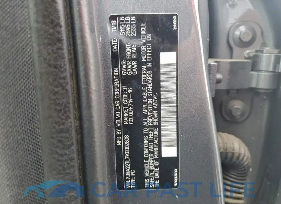 7JRA22TL7KG002808# 12