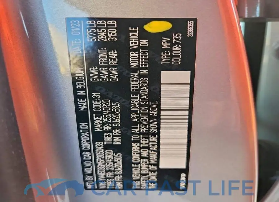 YV4ED3GM5P2050439# 14