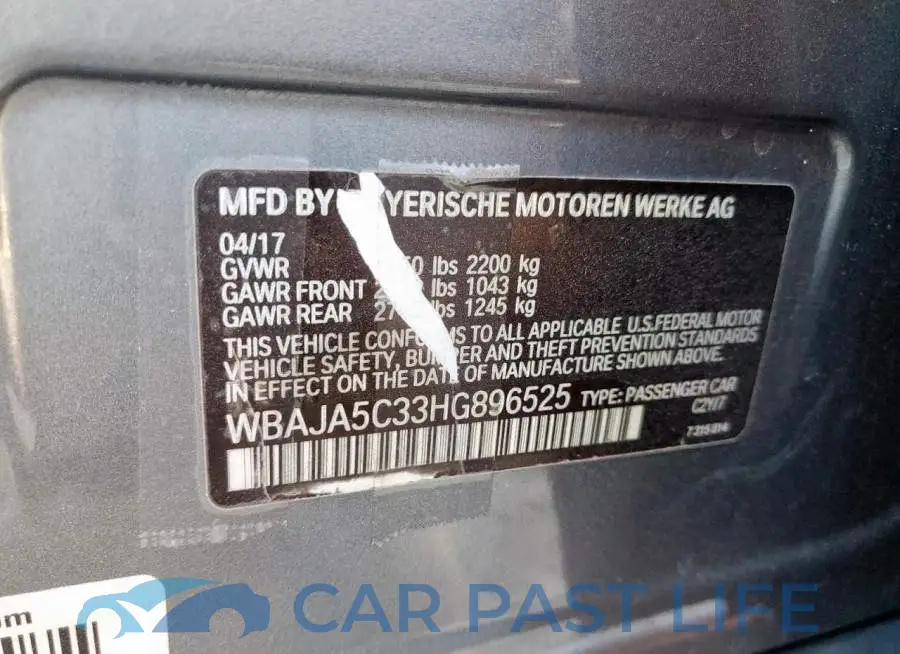 WBAJA5C33HG896525# 13