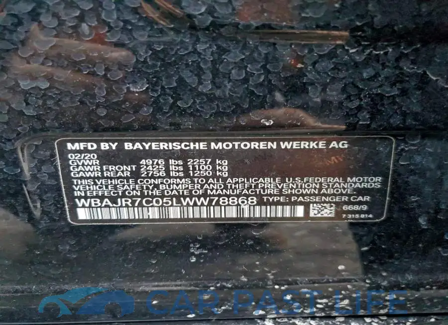 WBAJR7C05LWW78868# 12