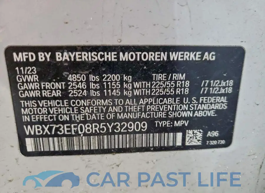 WBX73EF08R5Y32909# 14