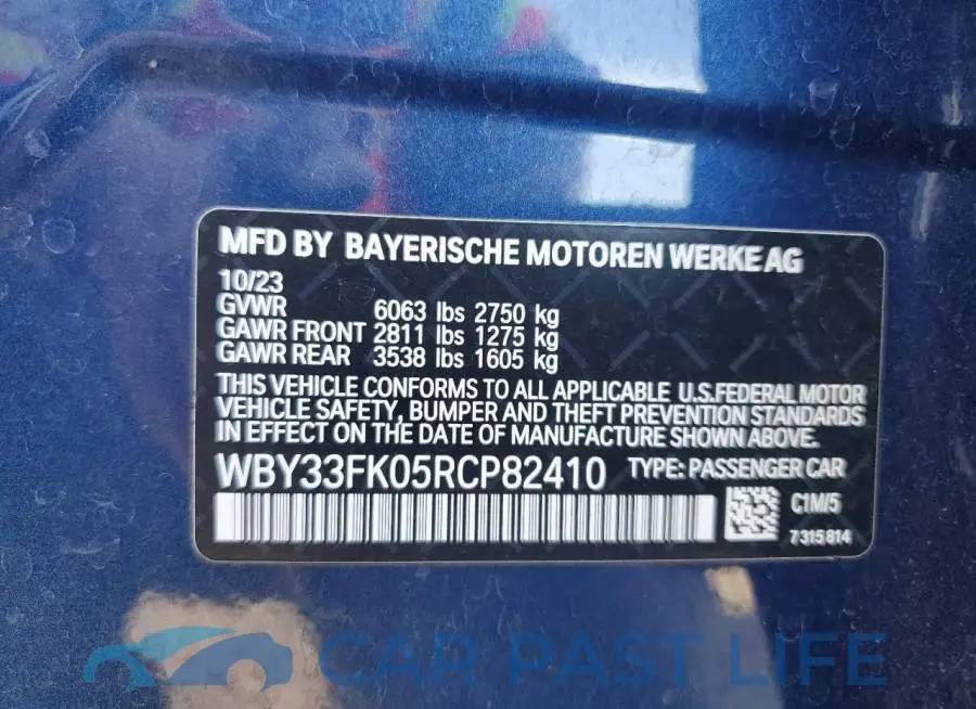 WBY33FK05RCP82410# 12