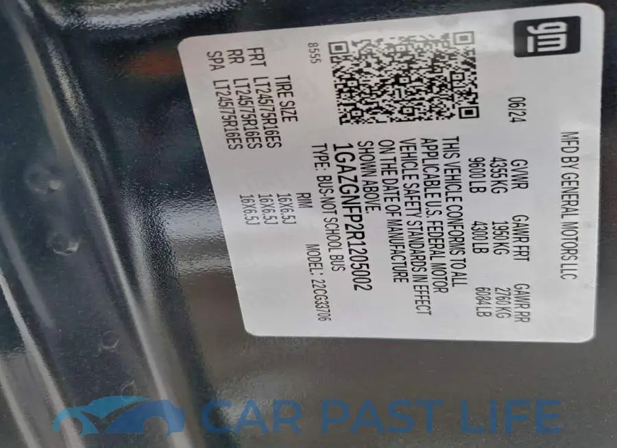1GAZGNFP2R1205002# 13