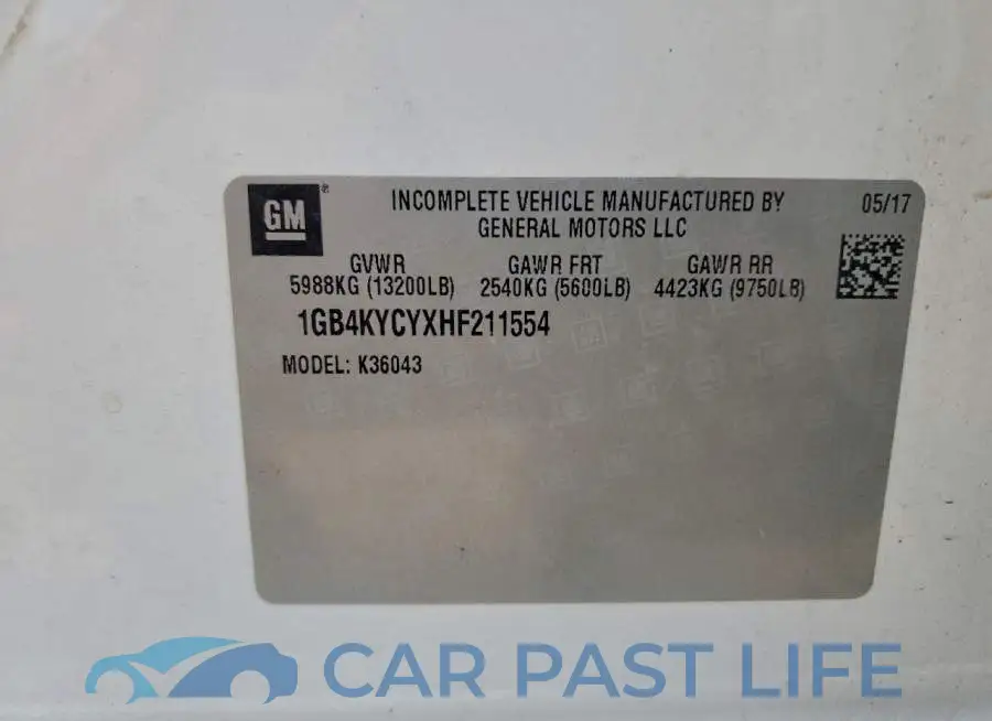 1GB4KYCYXHF211554# 12