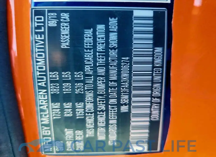 SBM13FAA3KW006274# 13