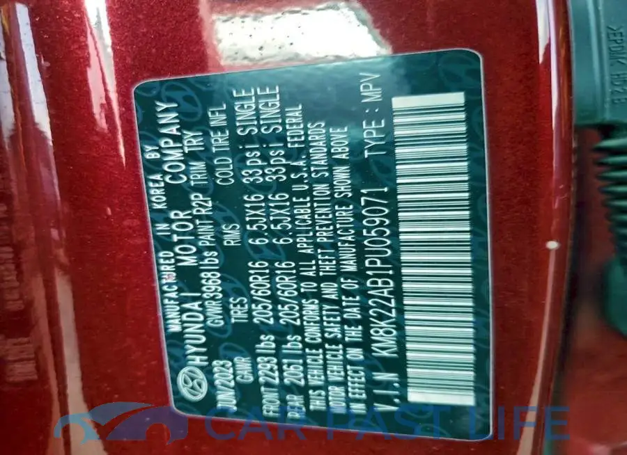 KM8K22AB1PU059071# 13