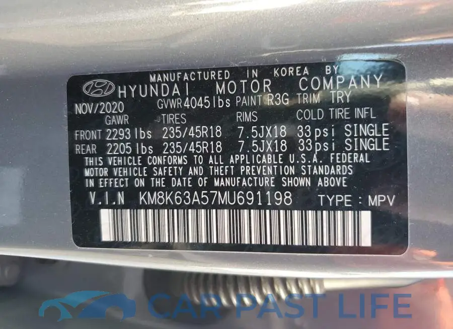 KM8K63A57MU691198# 14