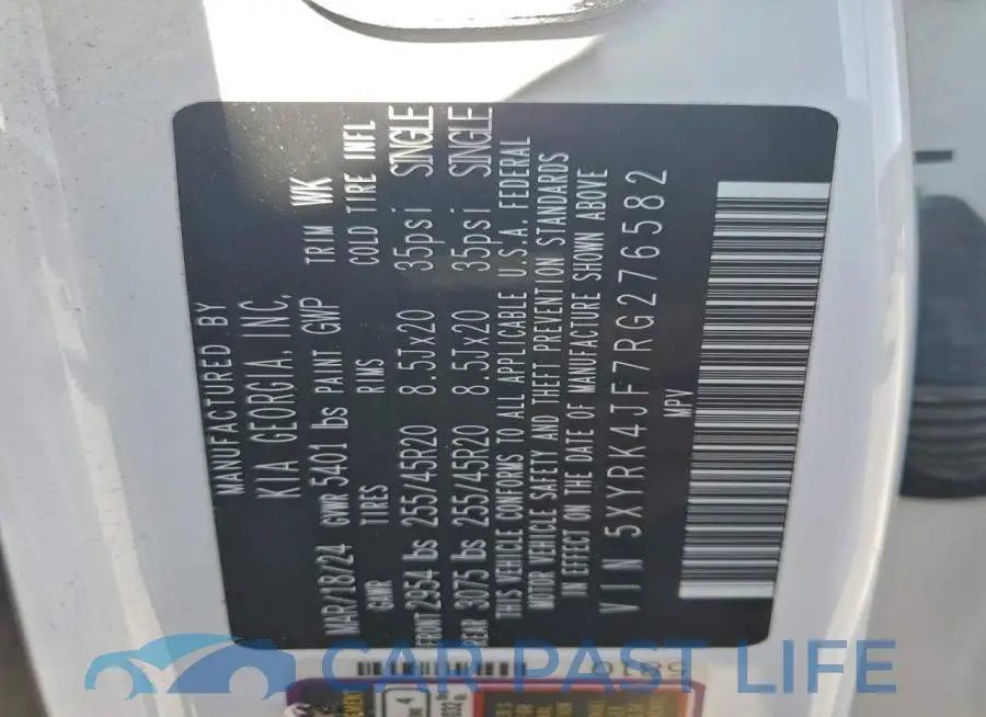 5XYRK4JF7RG276582# 14