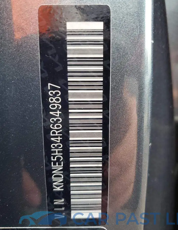 KNDNE5H34R6349837# 13