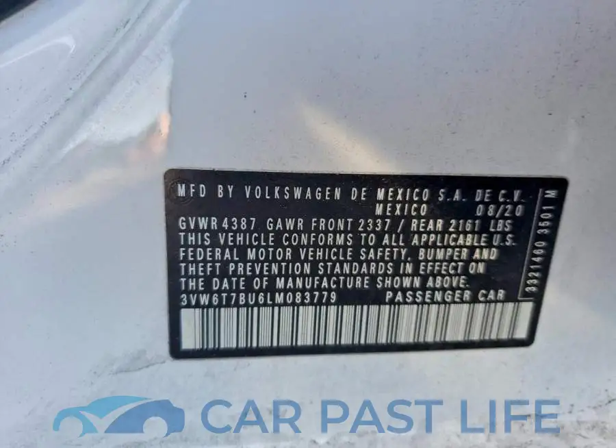 3VW6T7BU6LM083779# 12
