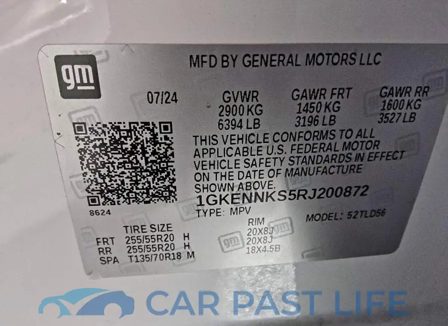 1GKENNKS5RJ200872# 14
