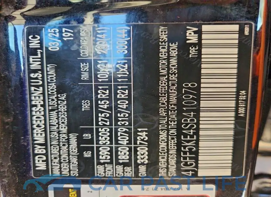 4JGFF5KE4SB410978# 13
