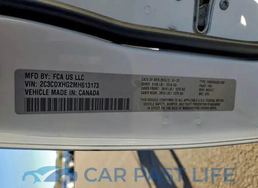 2C3CDXHG2MH613173# 12