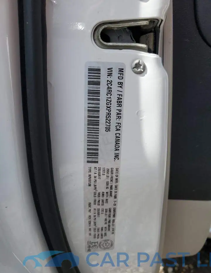 2C4RC1ZGXPR522705# 14