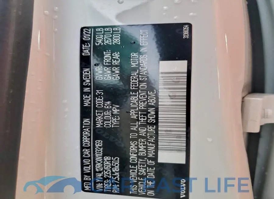 YV4L12RKXN1032169# 13