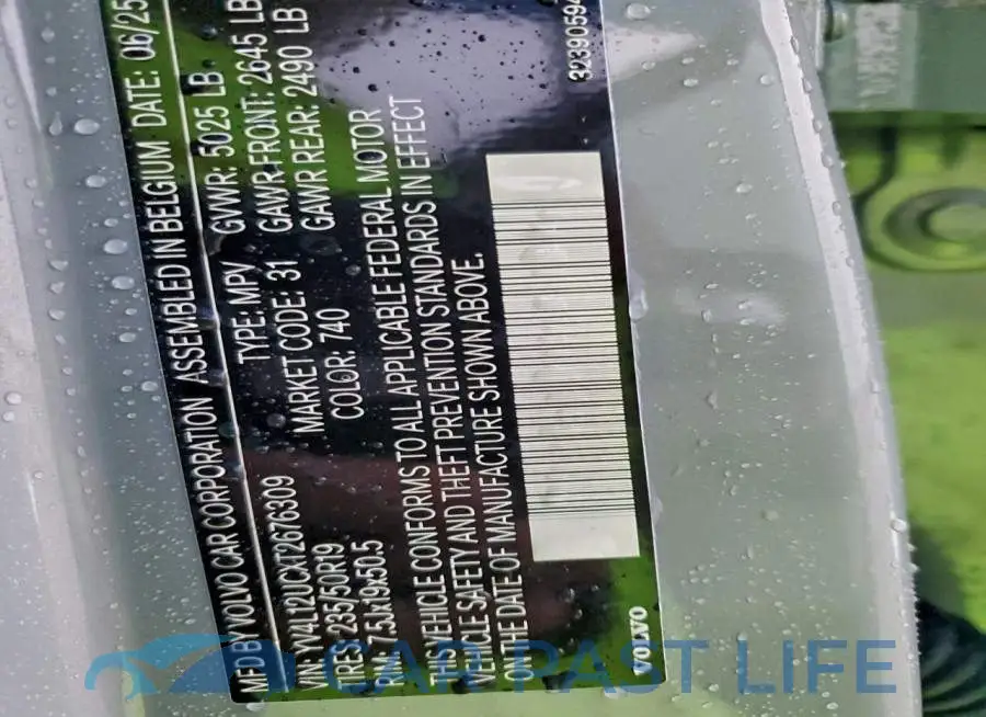 YV4L12UCXT2676309# 13