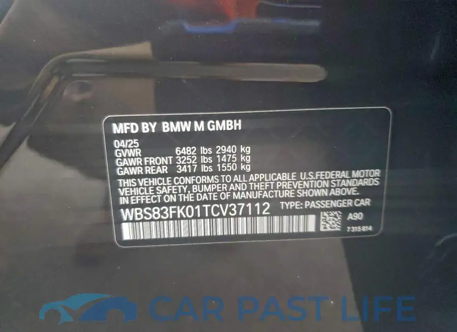 WBS83FK01TCV37112# 13