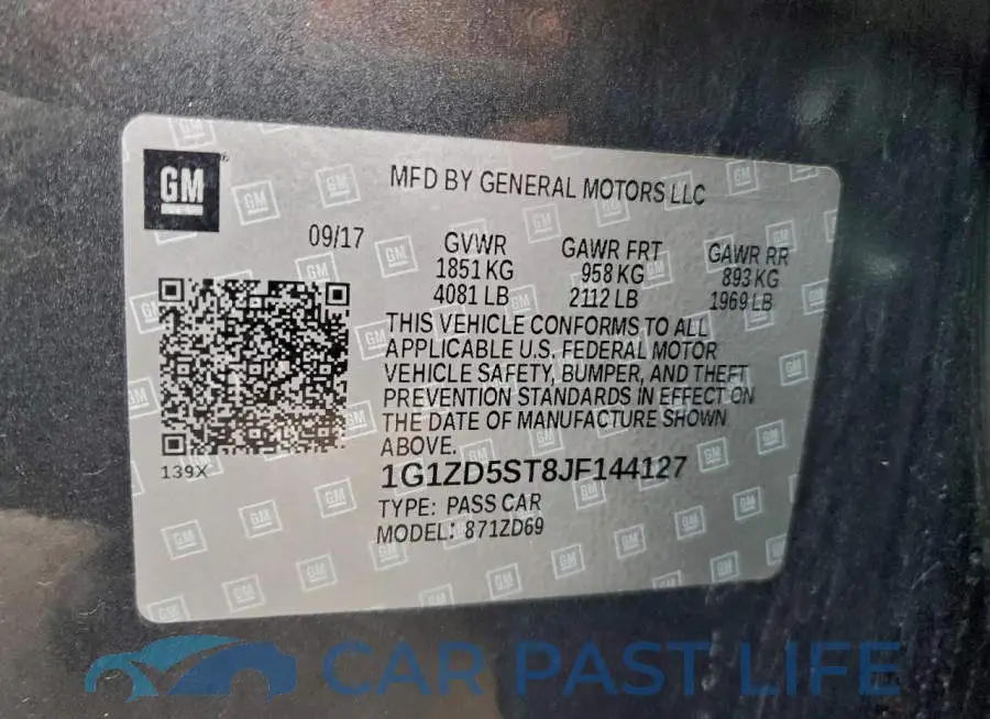 1G1ZD5ST8JF144127# 12