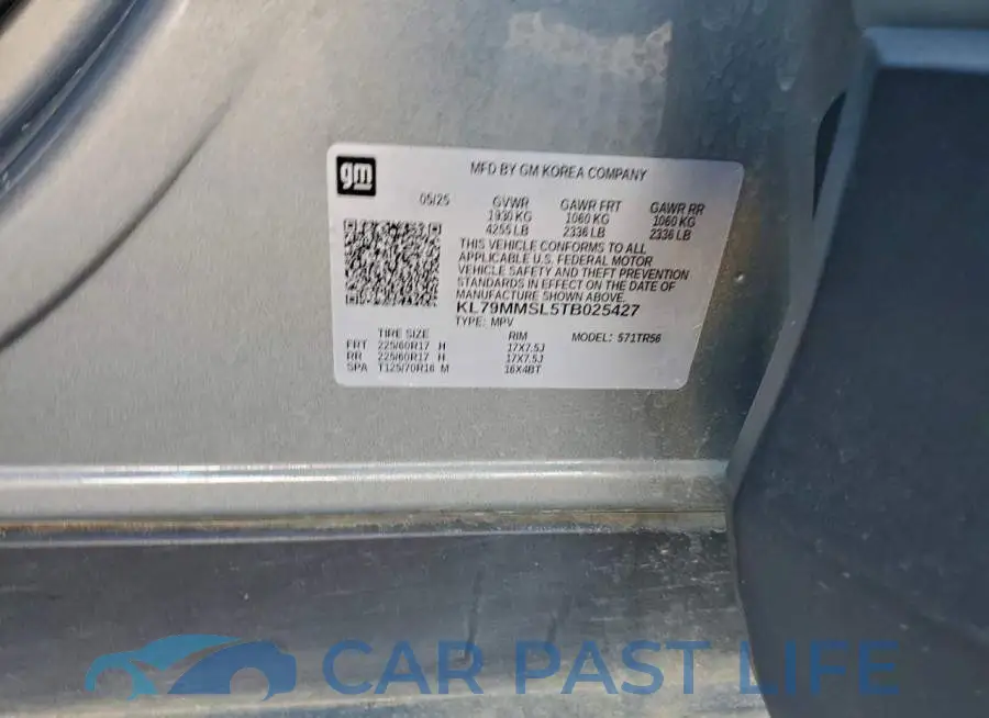 KL79MMSL5TB025427# 12