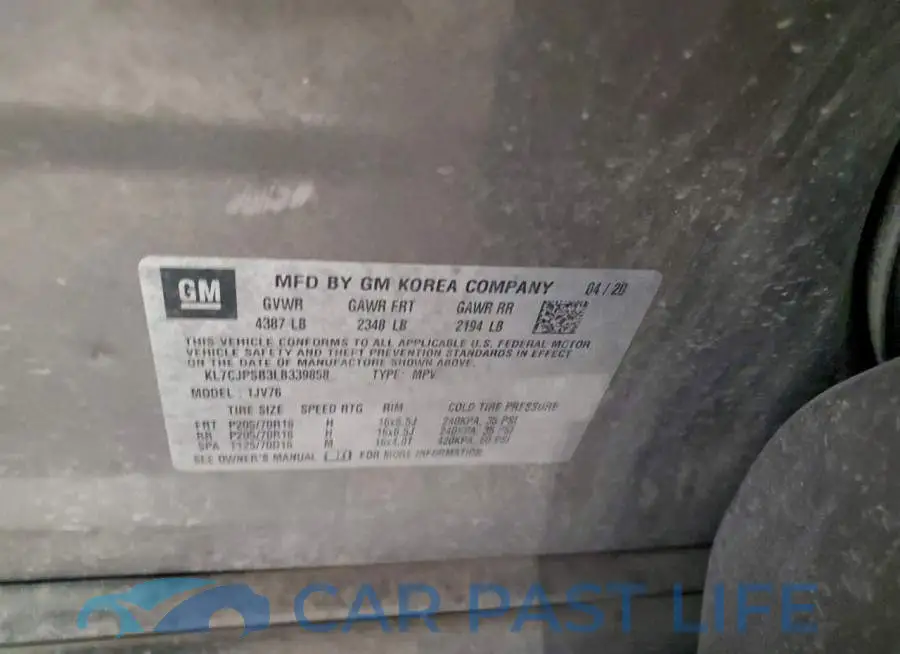 KL7CJPSB3LB339858# 13
