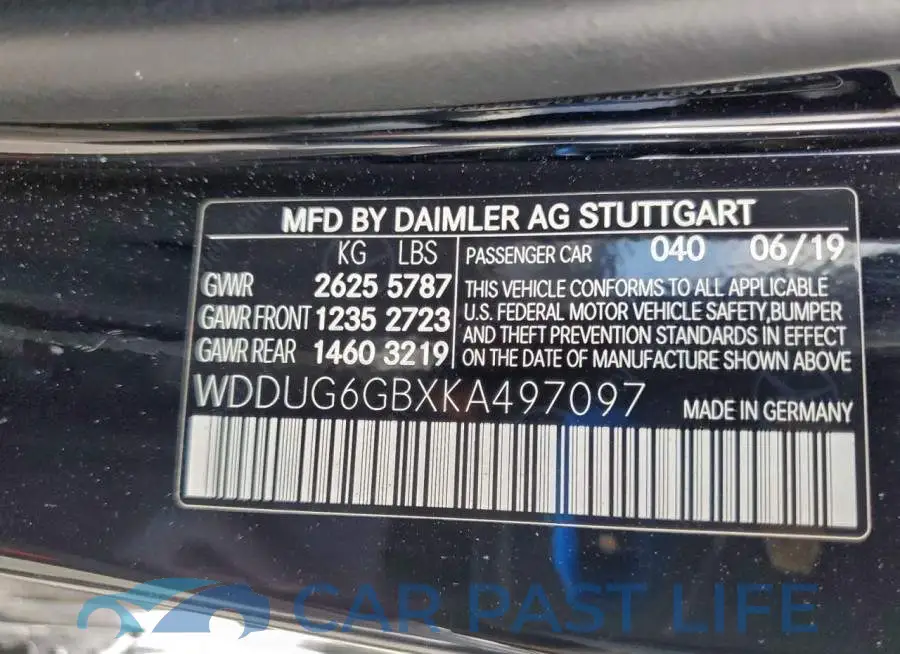 WDDUG6GBXKA497097# 12